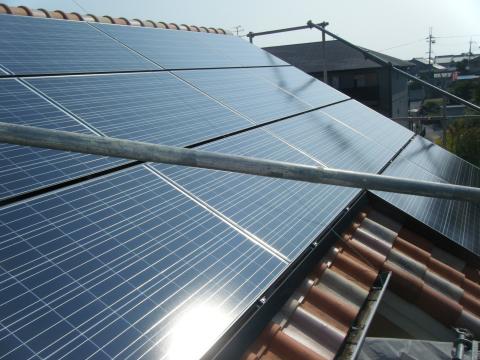 奈良県香芝市N様邸　太陽光発電システム工事
