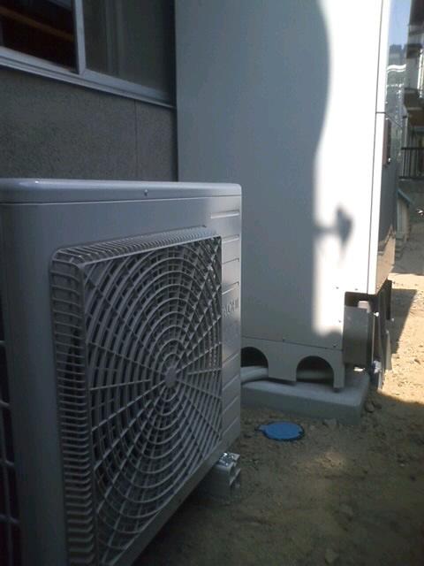 福山市Ｋ様　エコキュ−ウト設置工事