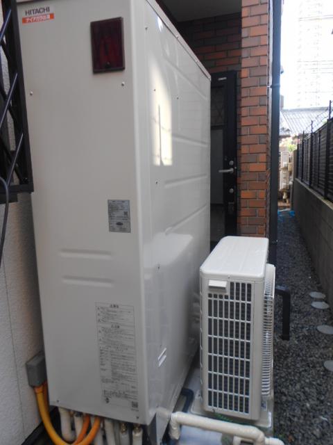 【守口市】狭い場所でのエコキュート設置