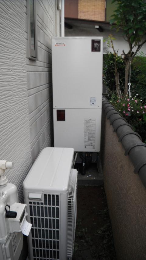 埼玉県新座市Ｅ様邸《エコキュート設置工事》