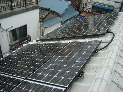 太陽光発電工事(東京都荒川区)