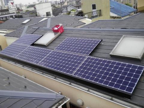太陽光発電工事(東京都荒川区)