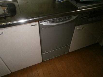 堺市でリンナイ食器RKW-453C-SV取替