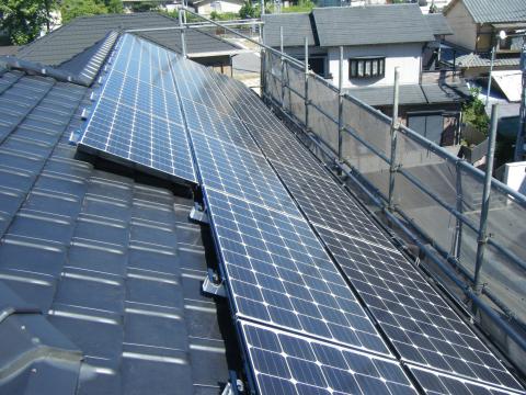 奈良県奈良市N様邸　太陽光発電システム工事