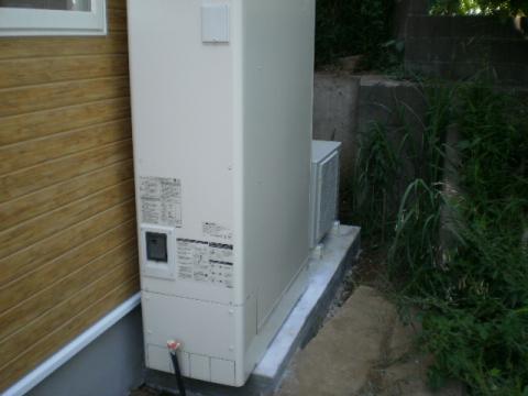 神奈川県エコキュート設置工事です