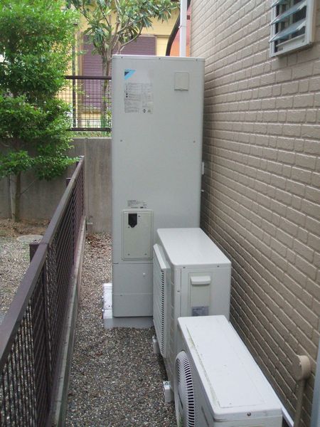 三重県桑名市　ダイキンエコキュート　EQ-37JFV設置