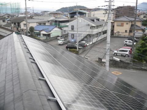 駿東郡清水町太陽光8.742kw設置工事