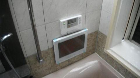 埼玉県春日部市A様邸《浴室TV設置工事》