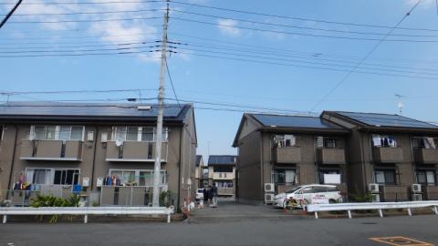 駿東郡清水町集合住宅太陽光4棟