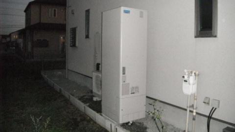千葉県野田市K様邸《エコキュート設置工事》