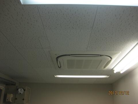 天井カセットエアコン新設