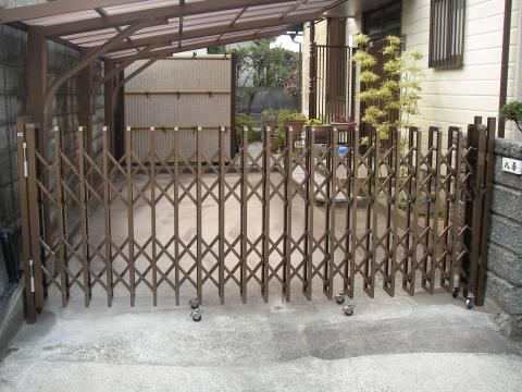 福岡市東区美和台Ｙさん宅門扉取り替え