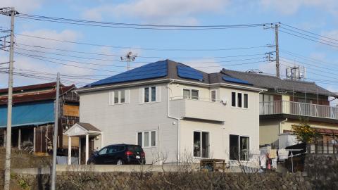 伊豆市太陽光発電システム設置工事