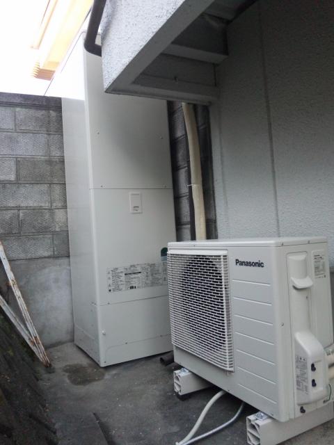 エコキュート取付