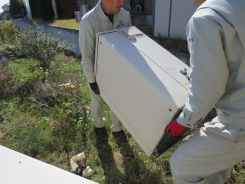 エンジンは重いです【長野県安曇野市ｴｺｷｭｰﾄ工事】省エネ電化・エコ電化ＪＰ【大光電気商会】