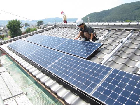 もうすぐ発電です！【長野県上田市太陽光発電工事】省エネ電化・エコ電化ＪＰ【大光電気商会】