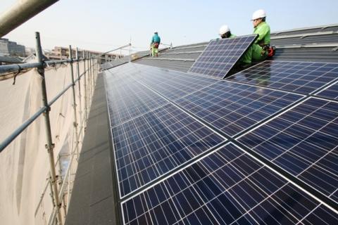 集合住宅への太陽光発電｜福岡市博多区青木アパート
