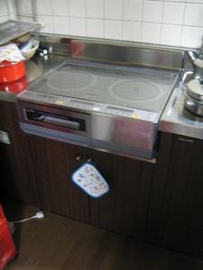 長野県松本市でIHクッキングヒーター設置してきました。