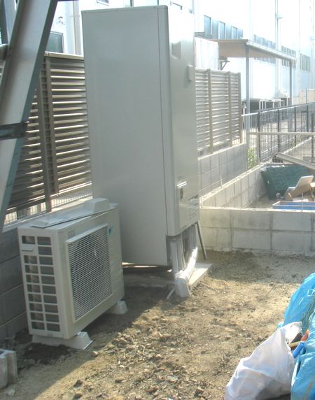 愛知県岩倉市　ダイキンエコキュート オール電化設置