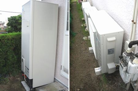 茨城県守谷市　ダイキンエコキュート　オール電化設置