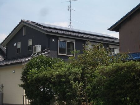愛知県弥富市　長州太陽光発電システム　HIT設置