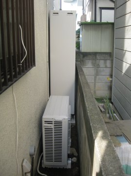 埼玉県さいたま市北区日進町　Sさま邸　 エコキュート設置工事