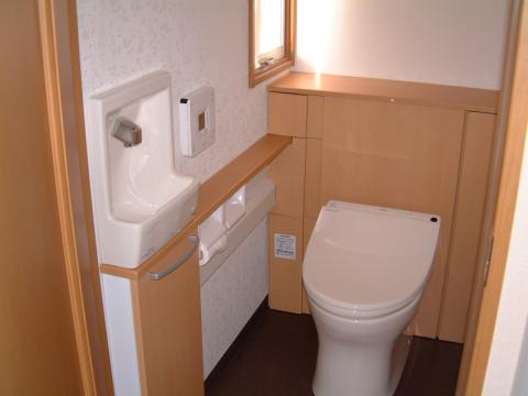 全自動のお手洗い。