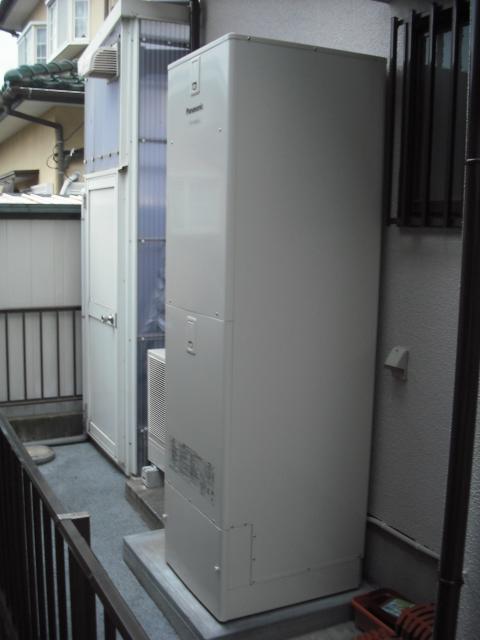 福岡市早良区野芥　Ｎ様邸　オール電化工事（エコキュート）