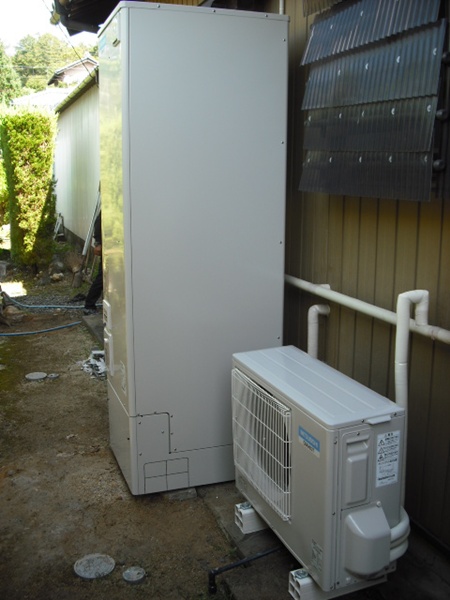 岐阜県可児市　三菱エコキュート　オール電化設置
