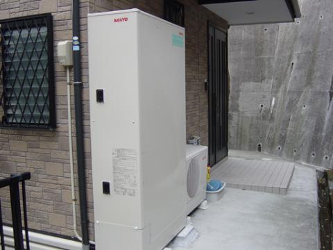 SANYO HIT-210BH　太陽光発電システム＆オール電化工事