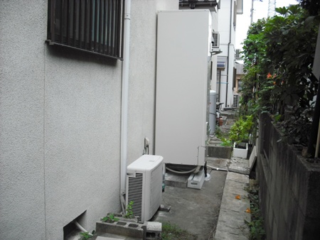 愛知県碧南市　ダイキンエコキュート　オール電化設置