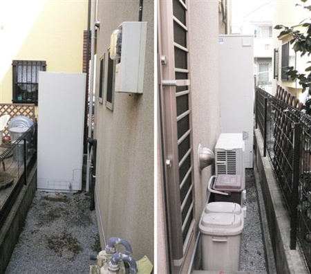 東京都立川市　三菱エコキュート　オール電化設置
