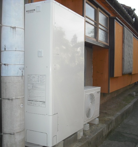 愛知県碧南市 コロナエコキュート　オール電化設置