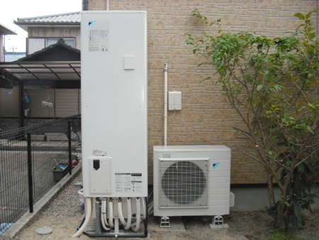 愛知県江南市　ダイキンエコキュート　オール電化 設置
