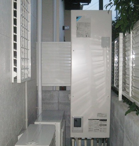 京都府亀岡市　ダイキンエコキュート　オール電化設置