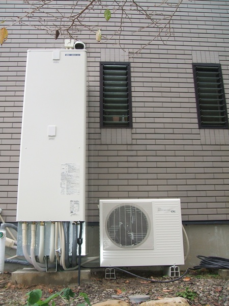 岐阜県可児市　長州エコキュート　オール電化設置