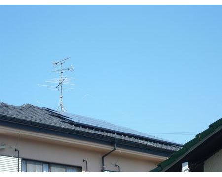 愛知県　太陽光発電システム　HIT設置