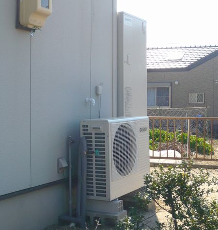 愛知県　サンヨーエコキュート設置