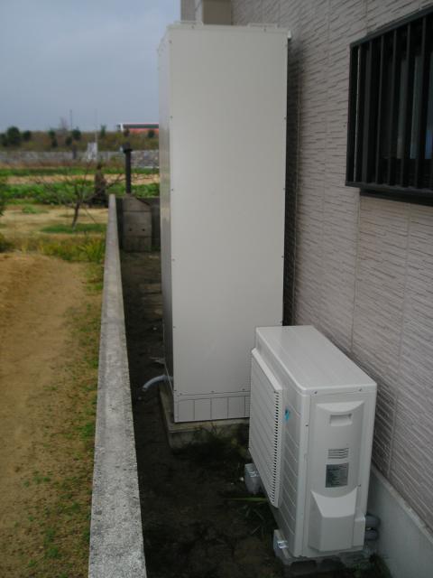 エコキュートオール電化工事　八束郡東出雲町　Ｋ様邸