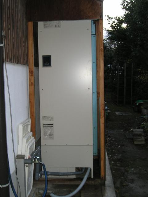エコキュートオール電化工事　八束郡東出雲町　Ｉ様邸
