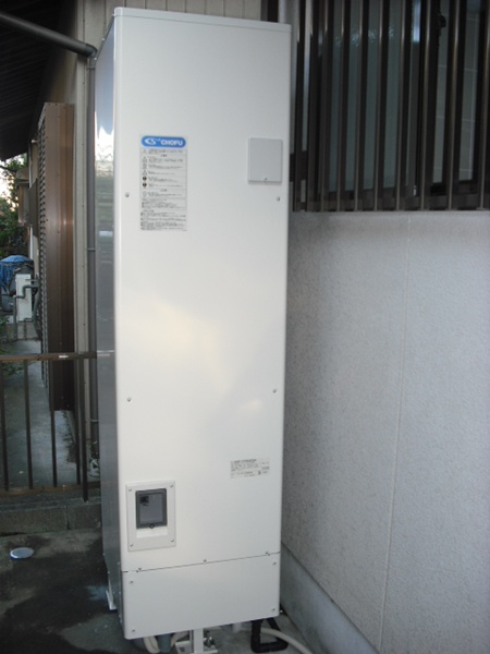 岐阜県大垣市　長府エコキュート　オール電化設置