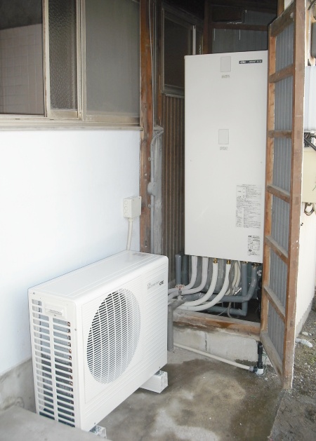 愛知県西尾市 長州エコキュート　オール電化設置