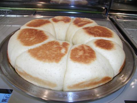 ＩＨクッキングヒーターでパン焼き