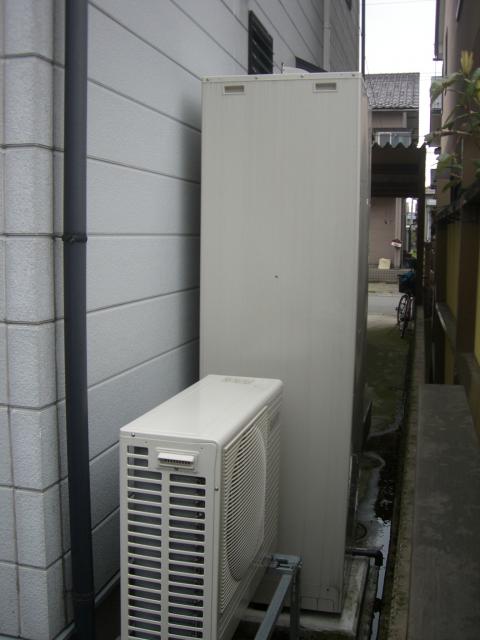 石油ボイラーからエコキュートに
