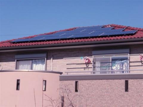 蓮田市Ｈ様邸　三洋太陽光発電4.20kW工事