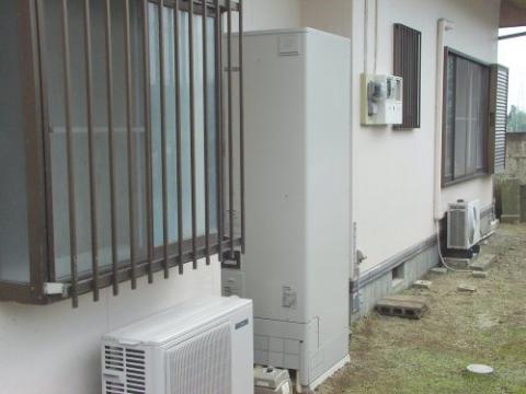 大田原市K様邸　エコキュート工事