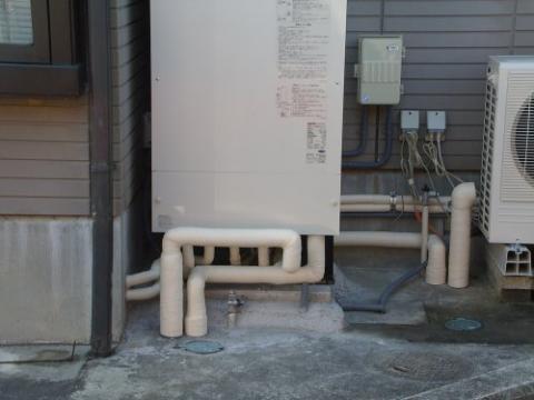 城里町O様邸　エコキュート工事