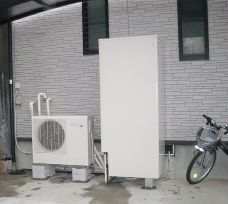 京都府京田辺市 長州エコキュート　オール電化設置
