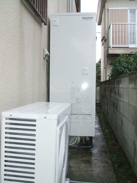 愛知県西尾市　コロナエコキュート　オール電化設置
