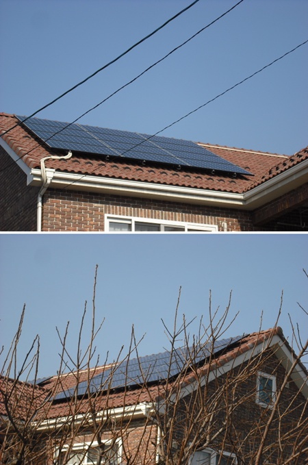 岐阜県大垣市　サンヨー太陽光発電HIT 設置